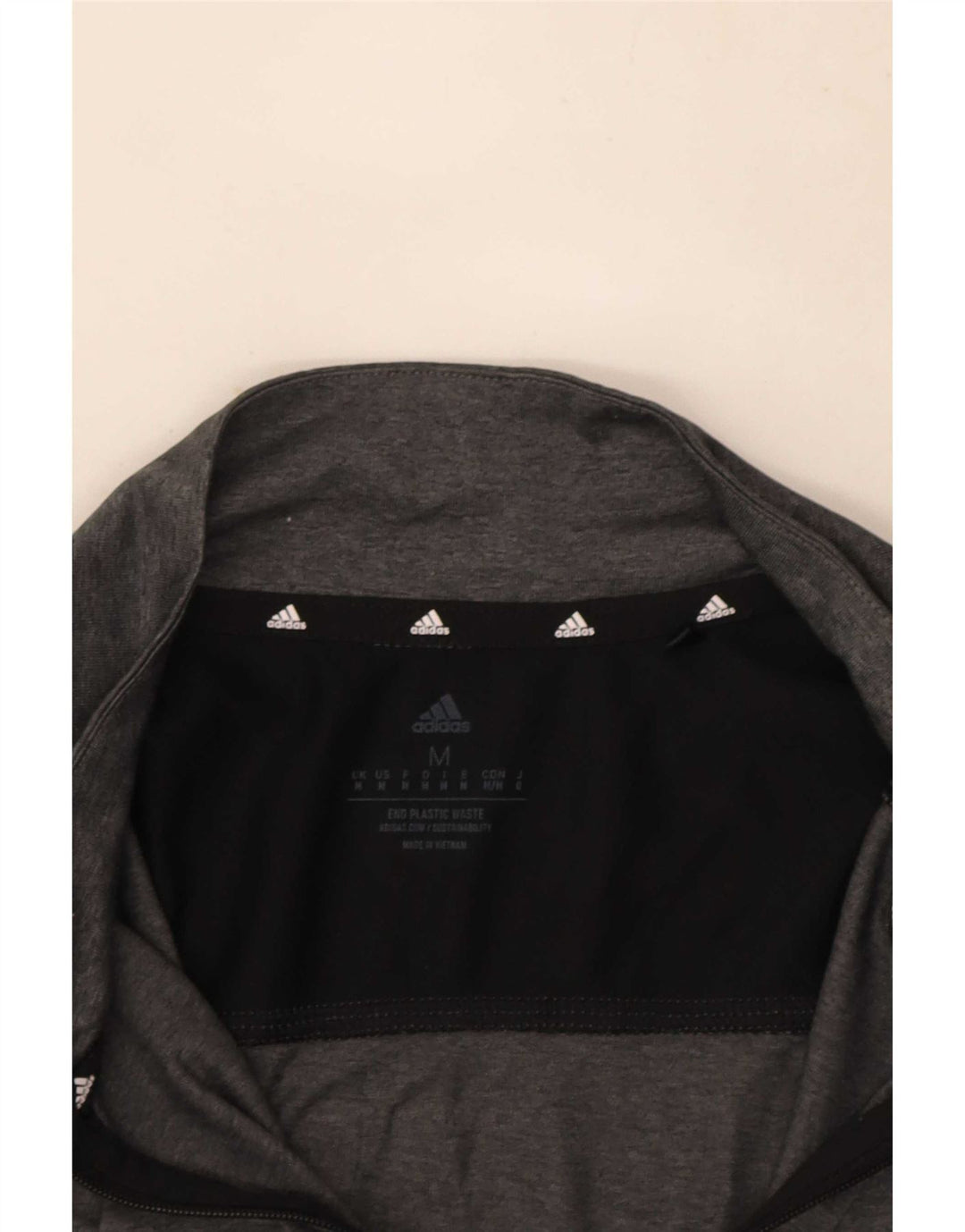 Adidas Haut de Survêtement Aeroready Pullover Homme Gris Moyen Colorblock