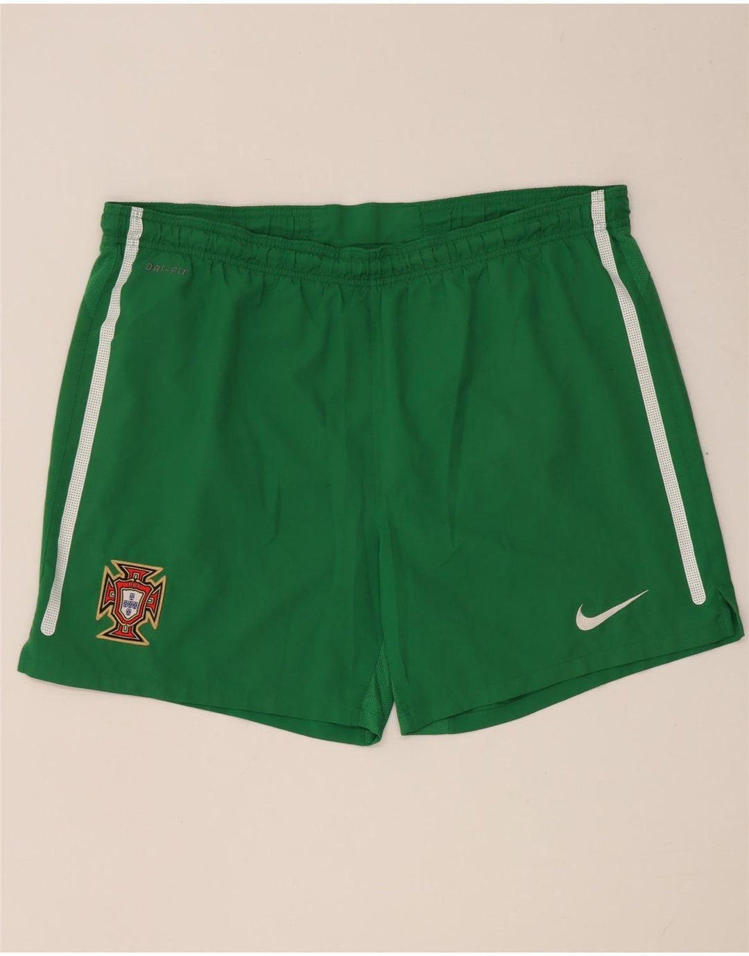 Short de sport Nike Portugal pour homme, grand, vert, polyester