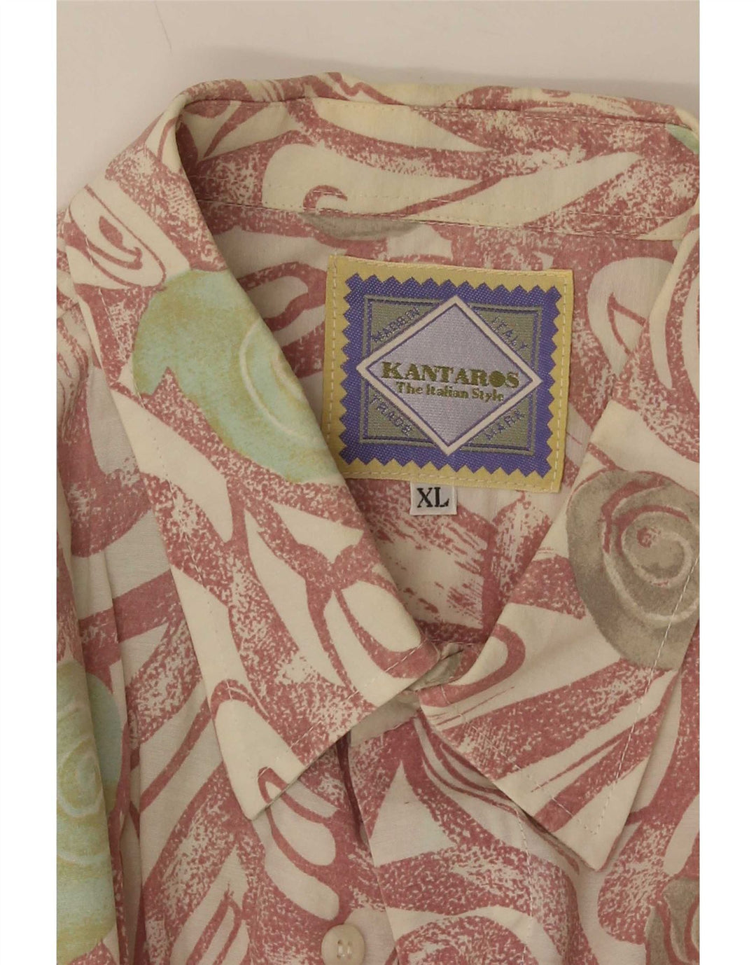 Kantaros Chemise à Motifs Abstraits XL Multicolore Homme