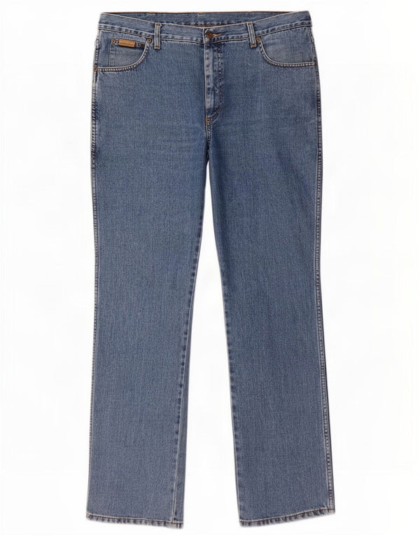 Wrangler Jean Droit Texas Homme W38 L34 Bleu Coton