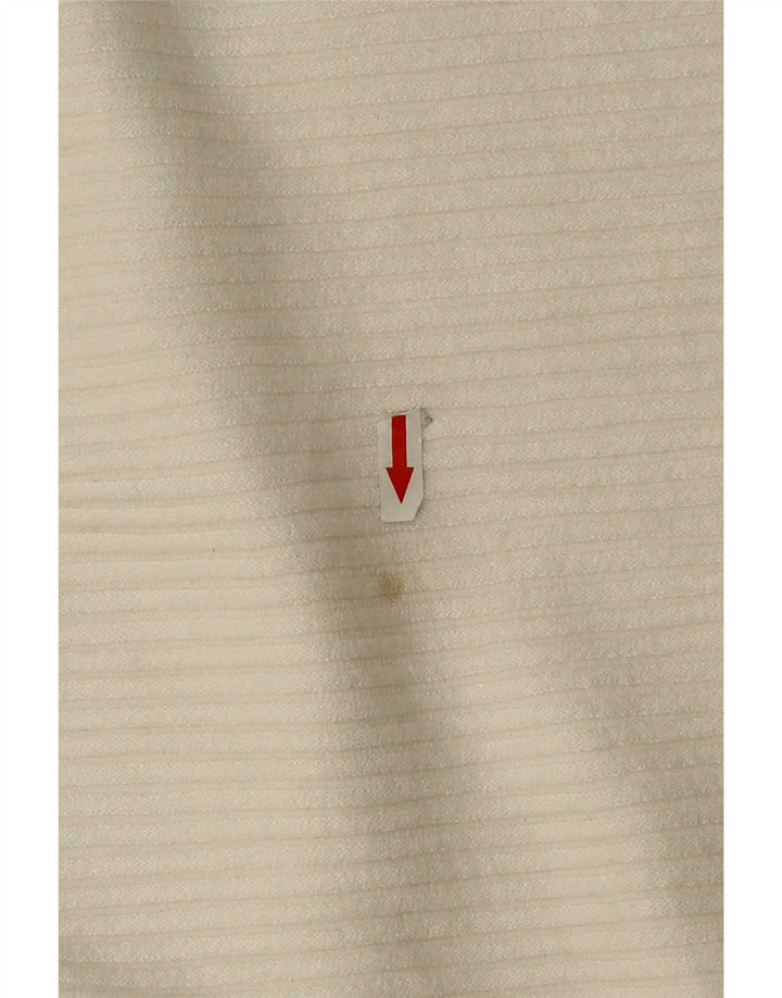 Zara Cardigan surdimensionné pour femme UK 10 Petite viscose blanche