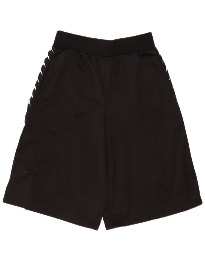 Kappa Short de Sport Graphique Homme Petit Noir