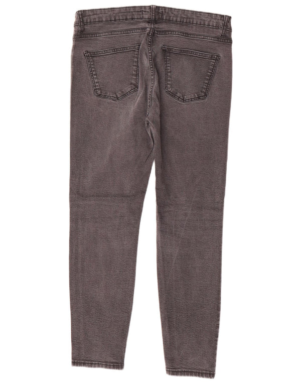 Zara Jean Slim Femme EU 42 Large W32 L26 Gris