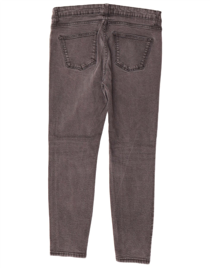 Zara Jean Slim Femme EU 42 Large W32 L26 Gris