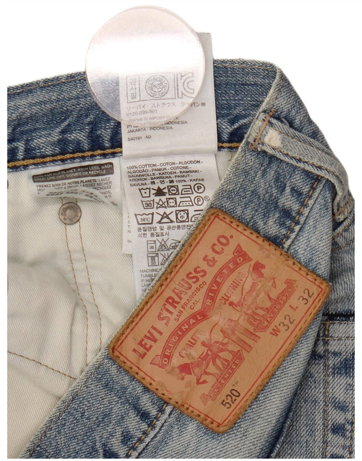 Levi's Jean 520 Tapered Homme Bleu Coton W32 L32