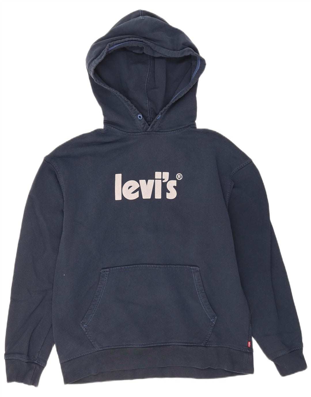 Levi's Pull à Capuche Graphic Homme Bleu Marine Moyen Coton