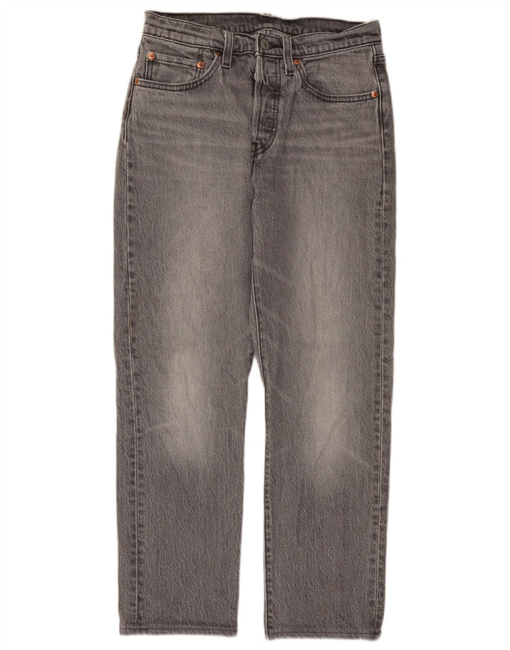 Levi's Jean Droit 501 Femme W27 L28 Gris Coton