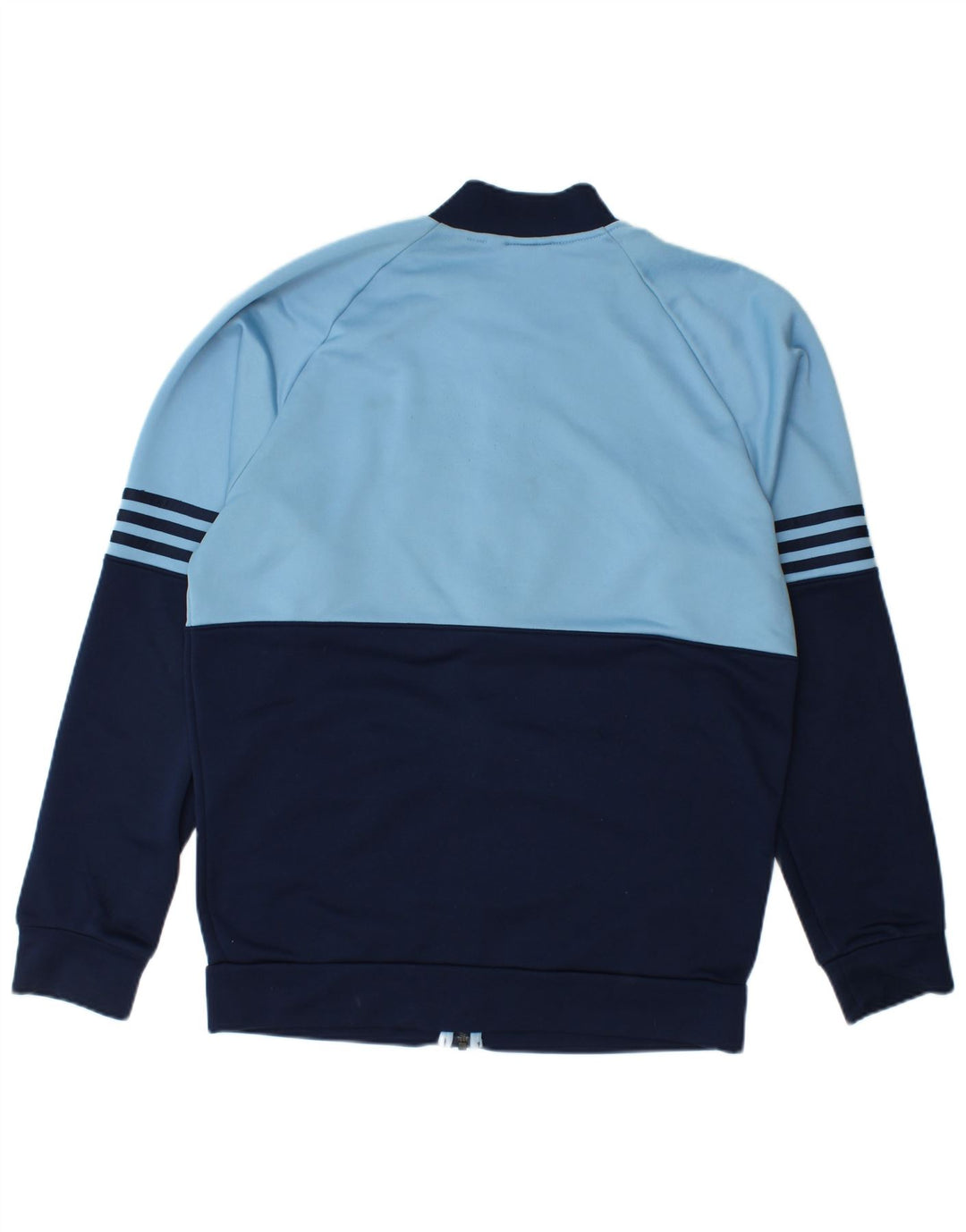 Adidas Veste de survêtement pour homme Large Bleu Colorblock Polyester