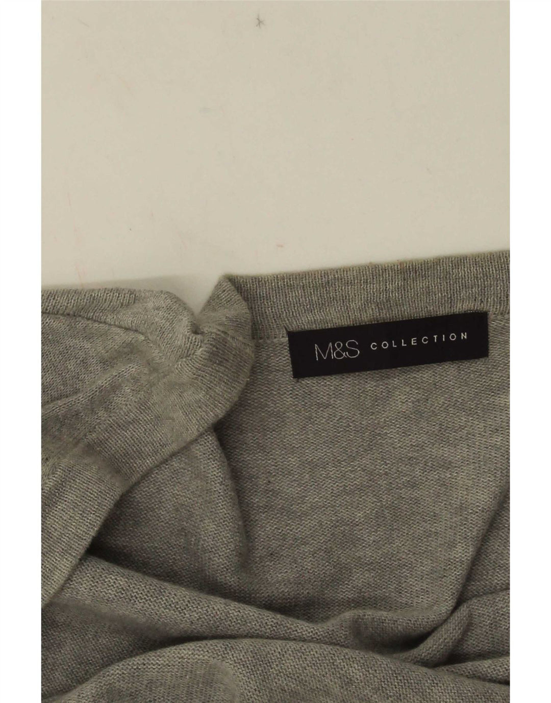 Marks & Spencer Pull cardigan ouvert pour femme UK 10 Small Gris