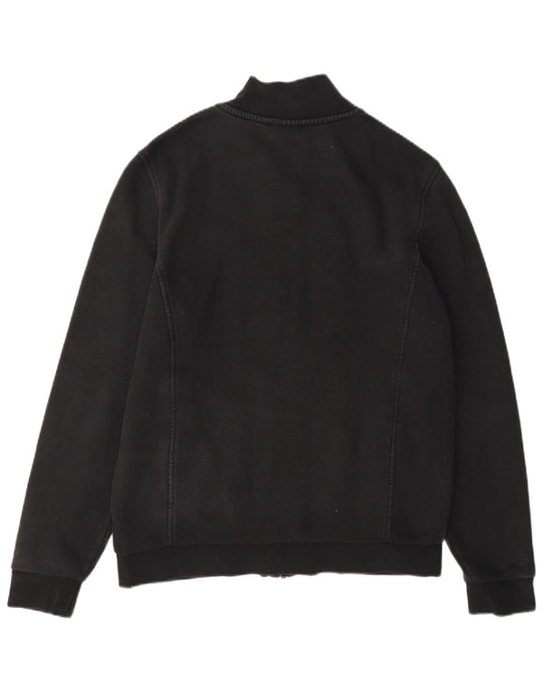 Lacoste Veste de survêtement pour homme en coton noir moyen