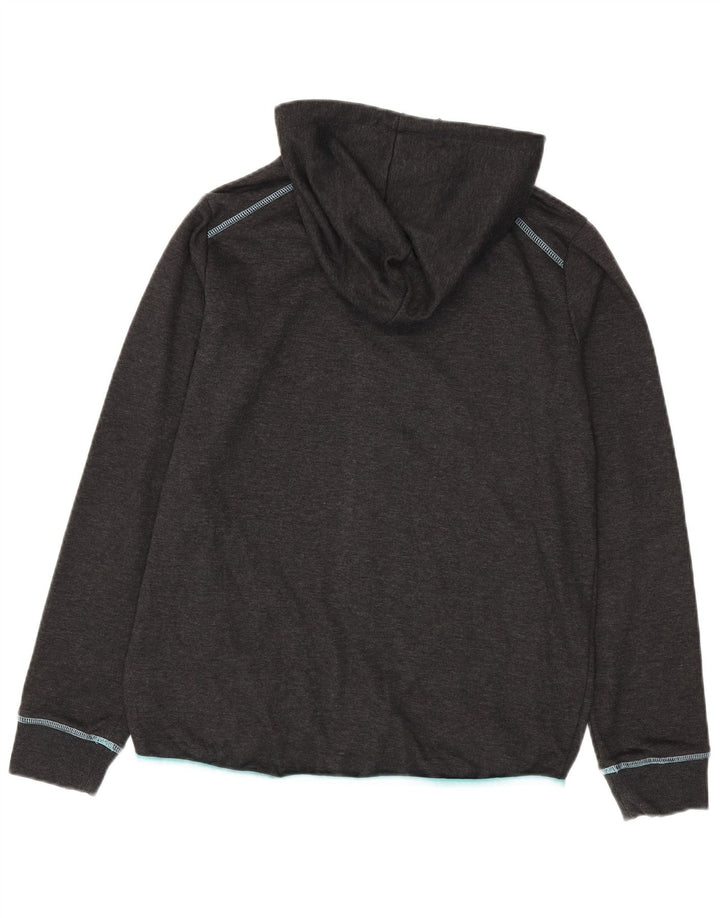 BRUGI Pull à capuche zippé pour femme UK 18 XL Gris