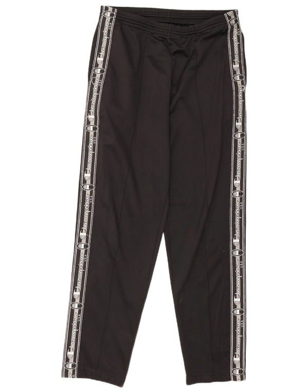 Champion Pantalon De Survêtement Graphique Homme Noir Moyen Polyester