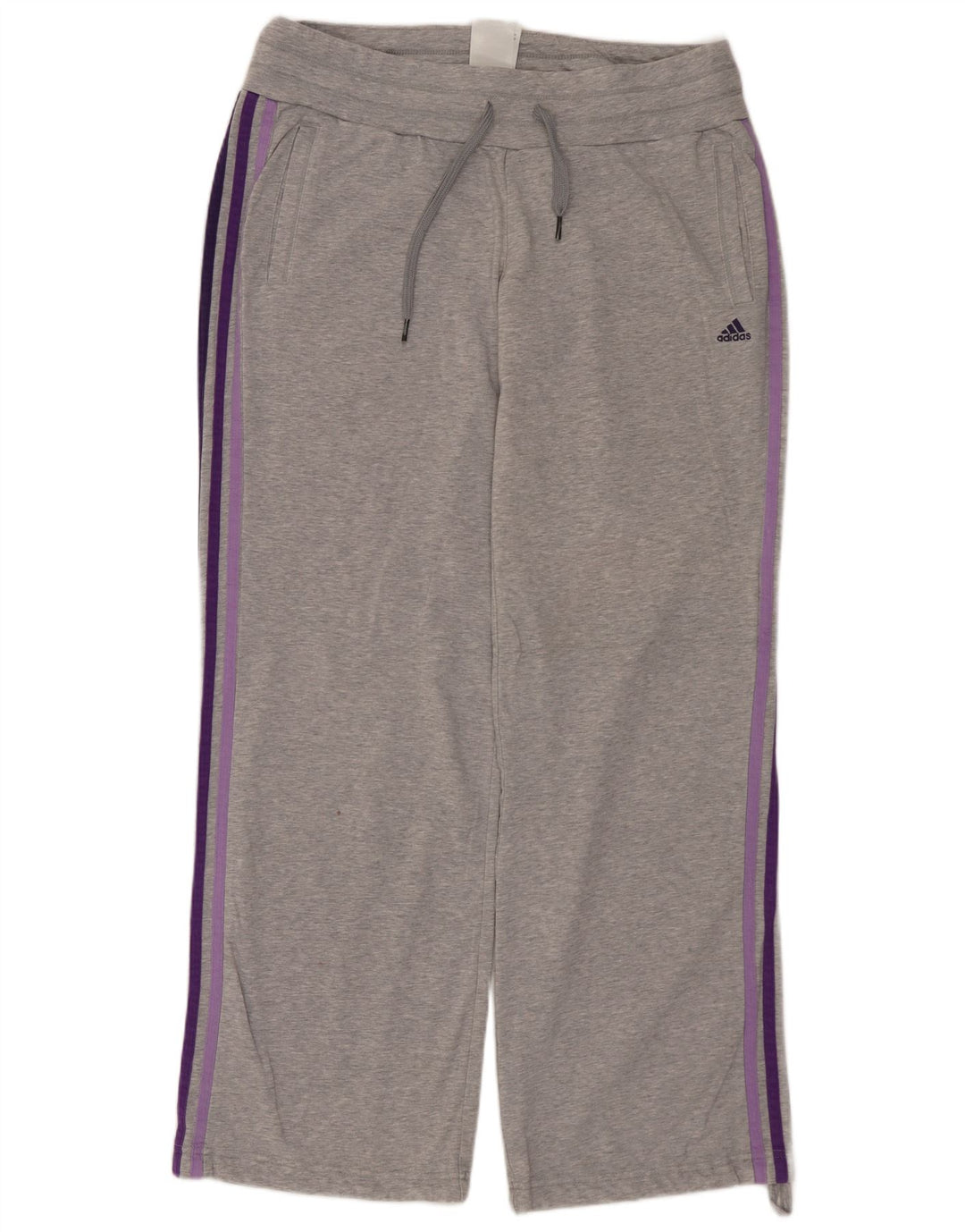 ADIDAS Pantalon de survêtement Climalite pour femme UK 12/14 Gris moyen Coton