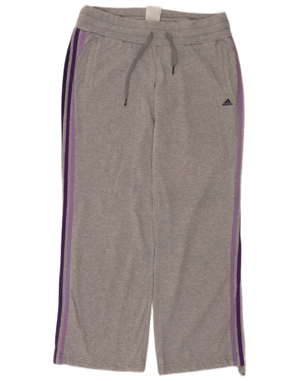 ADIDAS Pantalon de survêtement Climalite pour femme UK 12/14 Gris moyen Coton