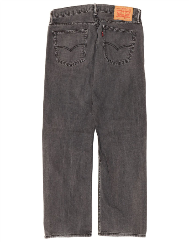 LEVI'S Jean Droit 514 Homme W34 L32 Gris Coton