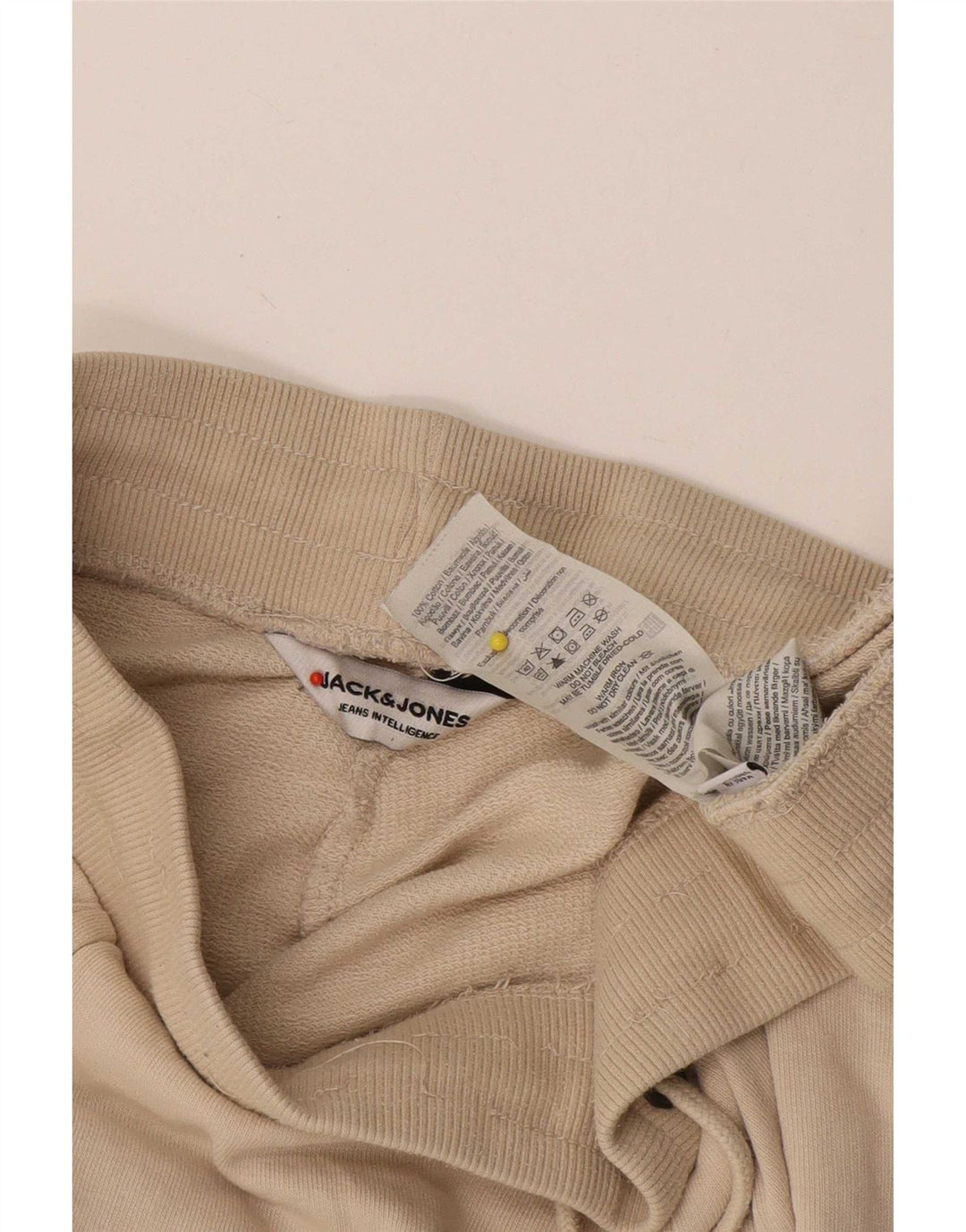 Jack & Jones Short de Sport pour Homme Petit Coton Beige