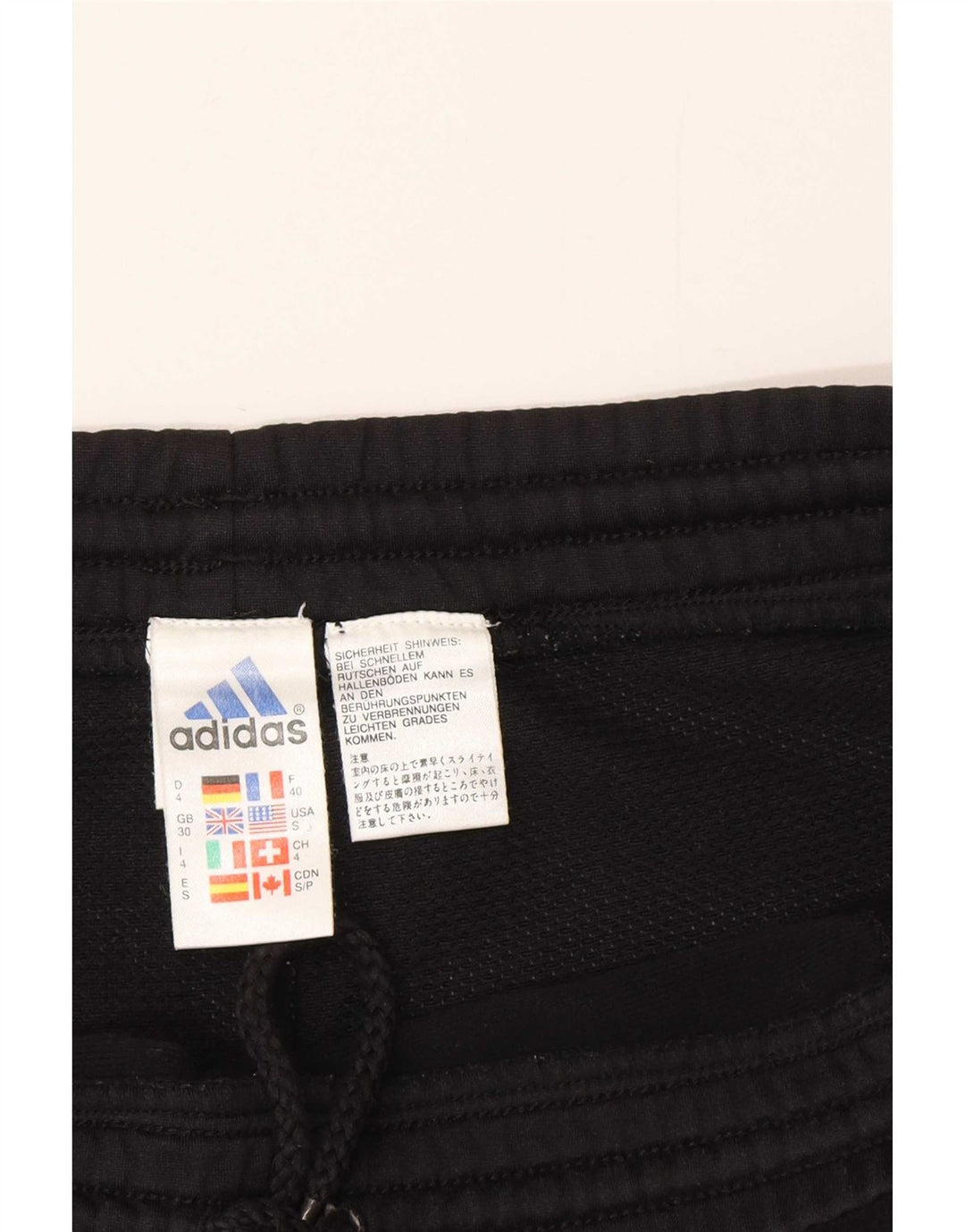 Adidas Short de sport pour homme en polyester noir moyen