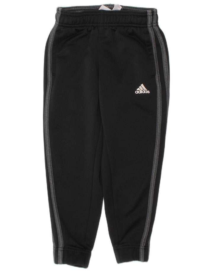 Adidas Pantalon de Survêtement Climalite Garçon 4-5 Ans Noir Polyester