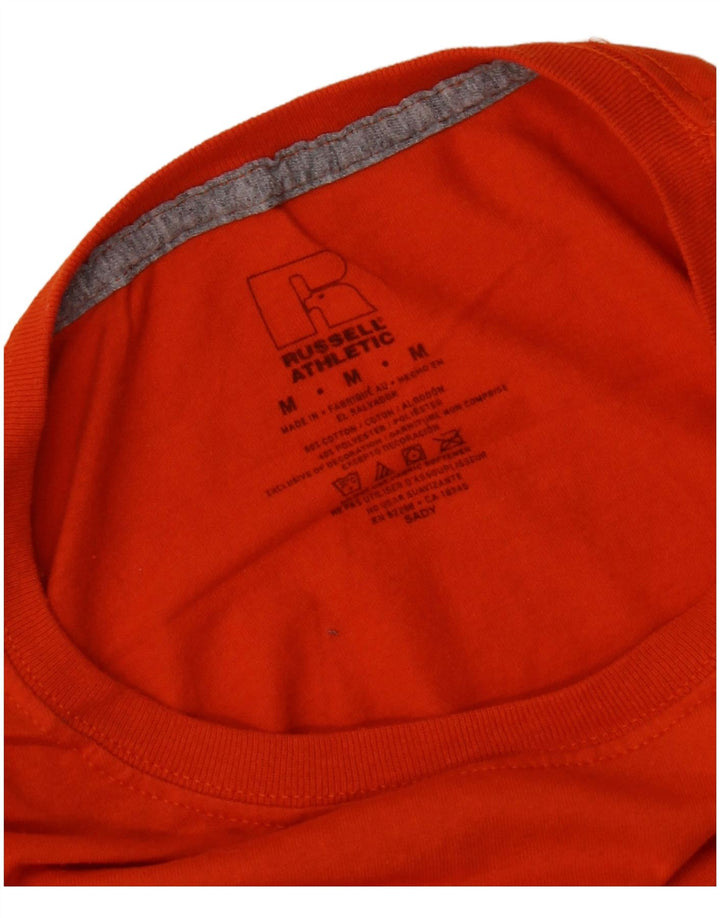 Russell Athletic T-Shirt Homme Coton Orange Moyen