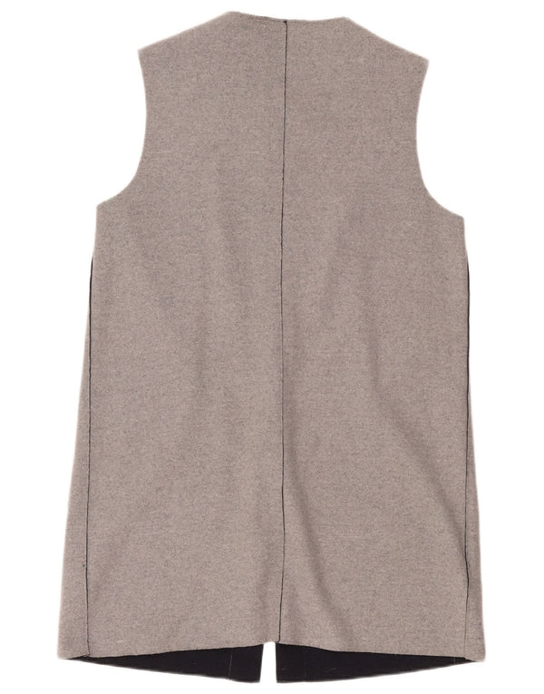 Marks & Spencer Pull cardigan long pour femme UK 14 Gris moyen