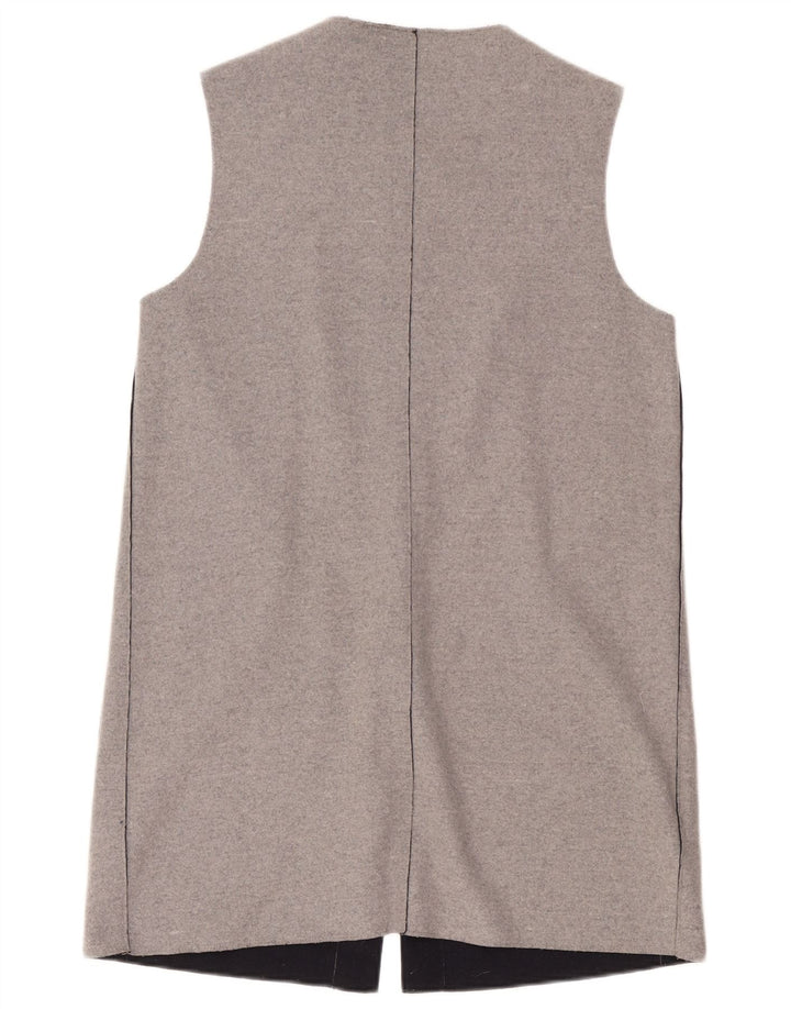 Marks & Spencer Pull cardigan long pour femme UK 14 Gris moyen