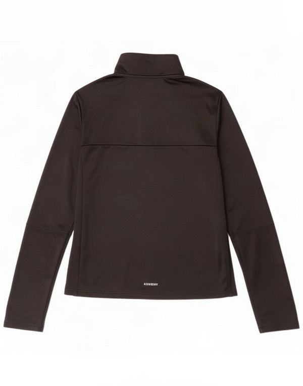 Adidas Womens Aeroready Pullover Tracksuit Top UK 12/14 Medium Black