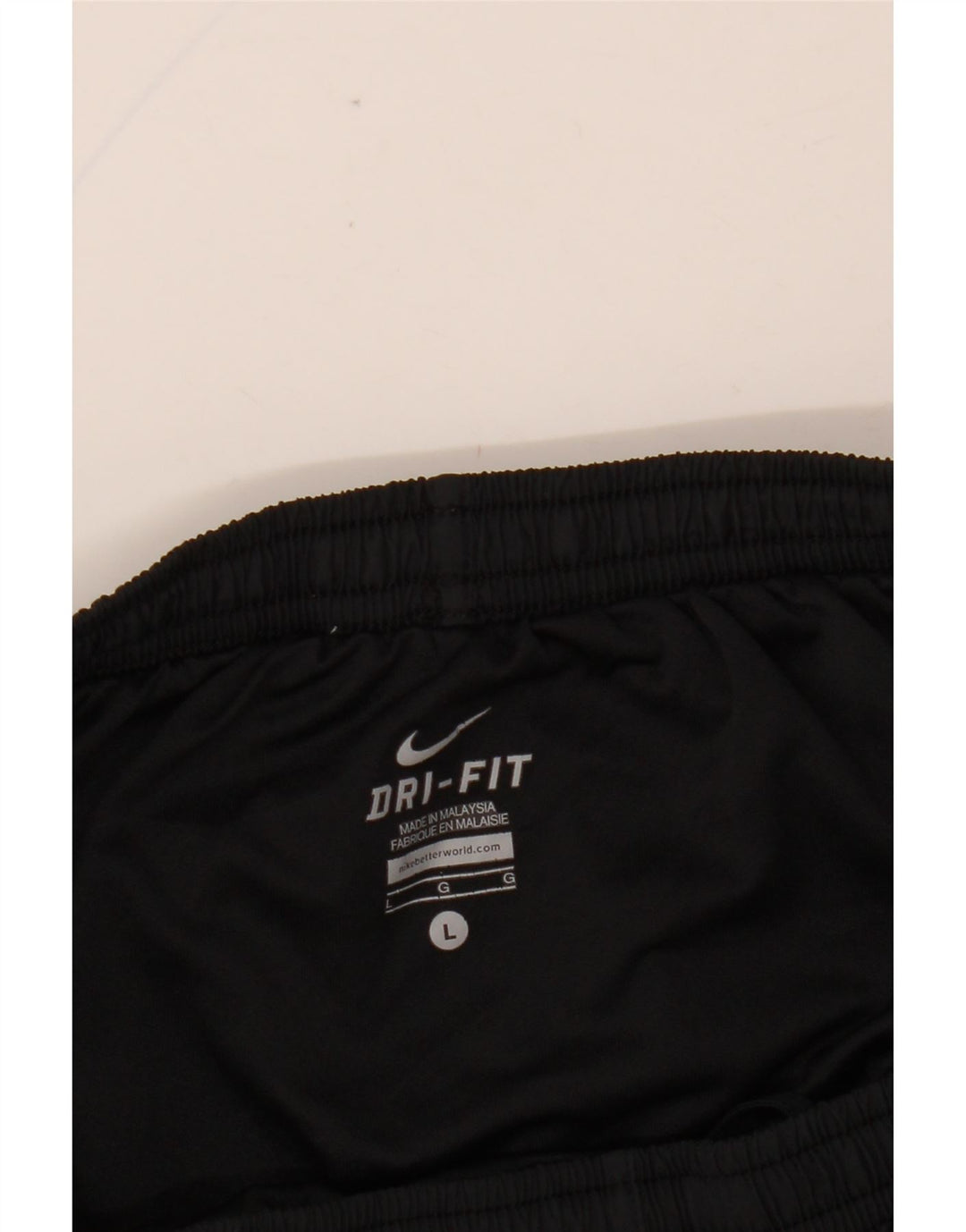 NIKE Short de sport Dri Fit pour femme UK 14 Large Noir