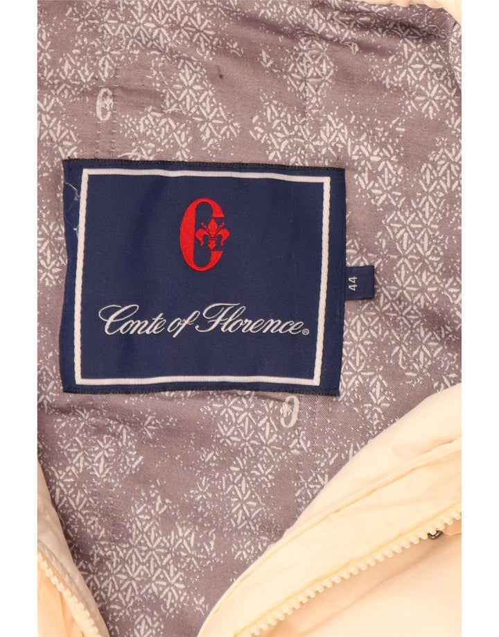 CONTE OF FLORENCE Manteau coupe-vent pour femme IT 44 Polyester blanc cassé moyen