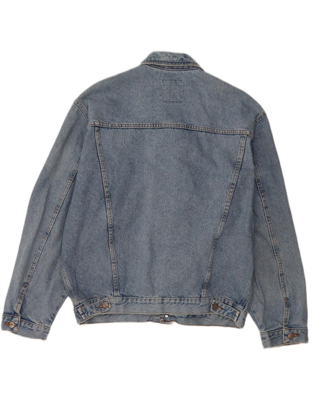 UNLIMITED Mens Denim Jacket UK 42 XL Blue Cotton