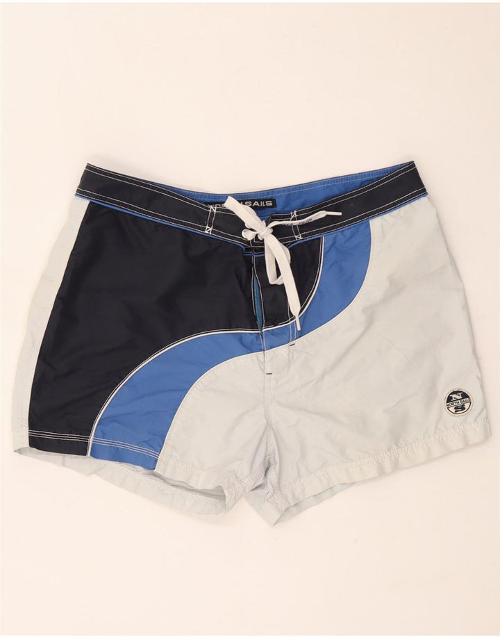 North Sails Short de Bain Homme Large Bleu Colorblock Polyamide