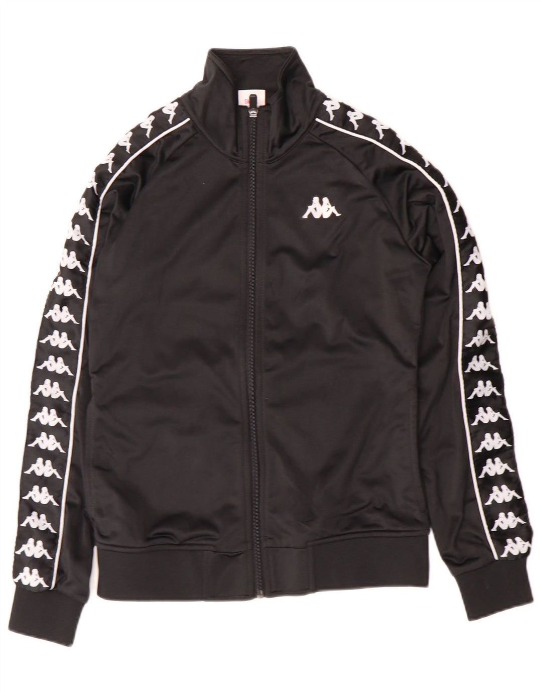 Kappa Survêtement complet graphique pour femme UK 10 Small Black Colourblock