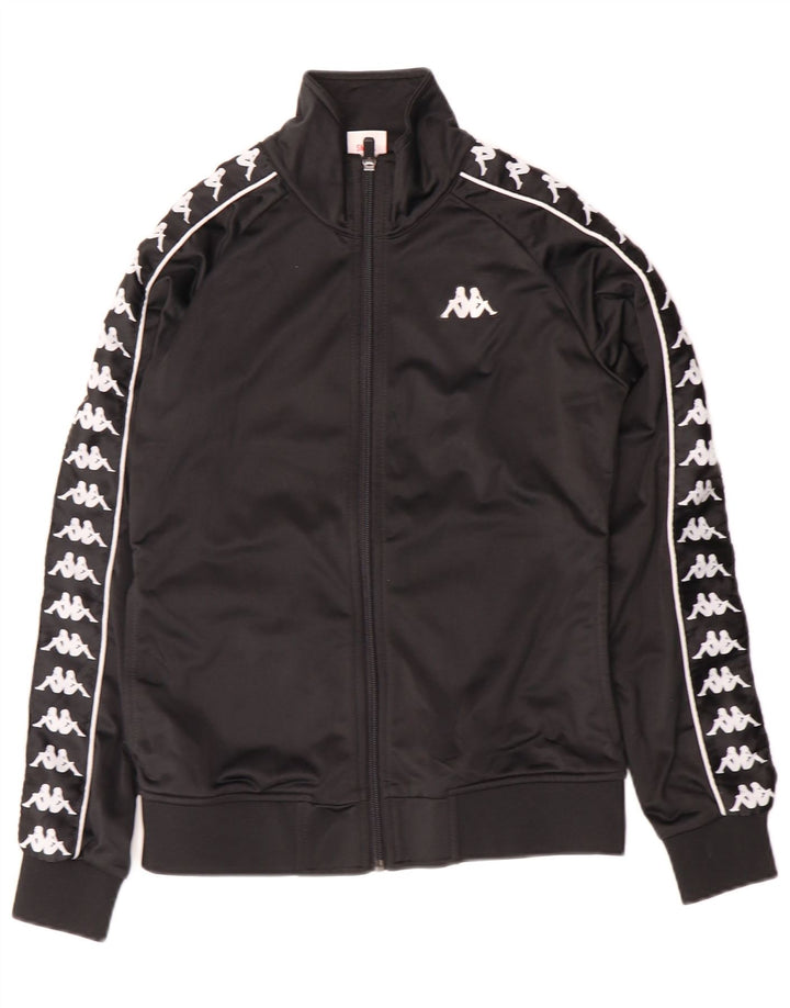 Kappa Survêtement complet graphique pour femme UK 10 Small Black Colourblock