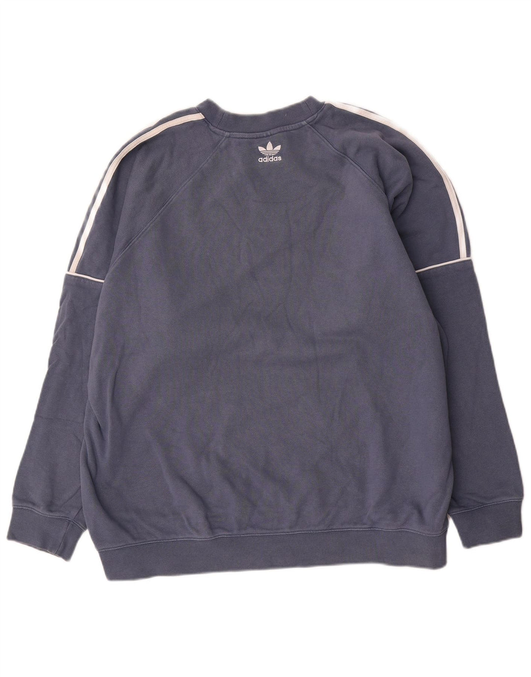 Adidas Homme Sweatshirt Jumper XL Bleu Marine Coton