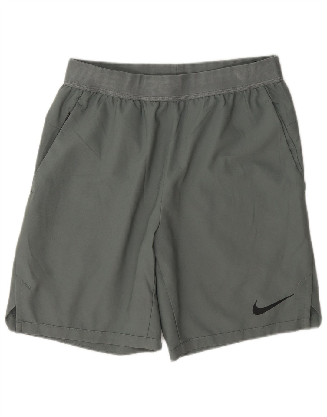 Nike Short de sport Dri Fit Graphic Standard pour homme, petit, gris, polyester