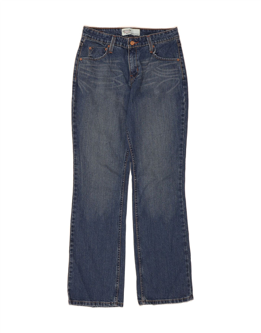 LEVI'S Womens Mid Rise Bootcut Jeans US 6 Medium W30 L32 Blue Cotton Vintage Levi's and Second-Hand Levi's from Messina Hembry 