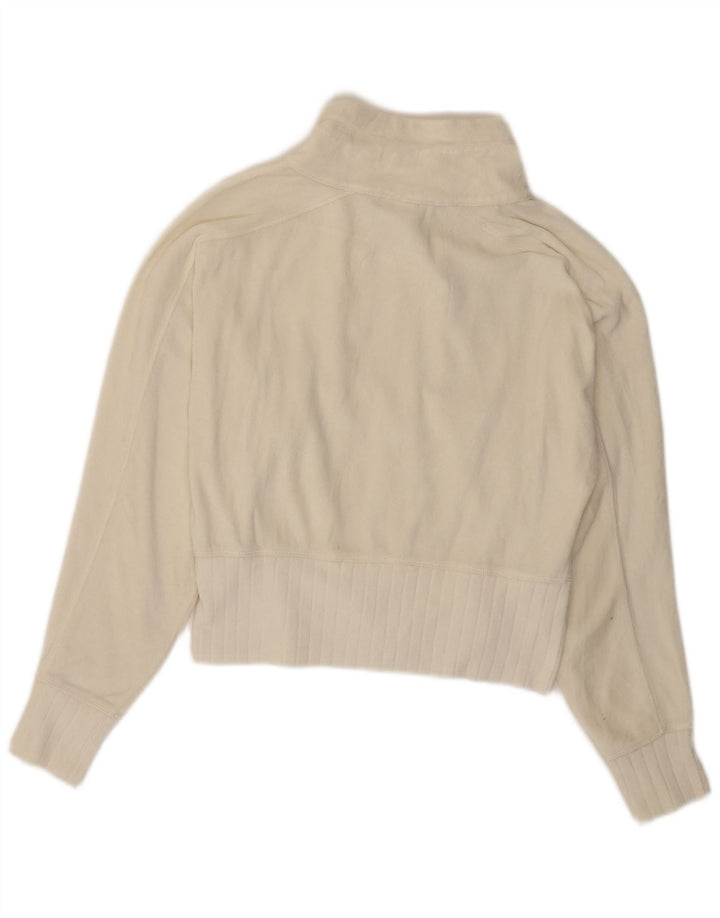 CHAMPION Veste de survêtement courte pour femme UK 10 Small Off White