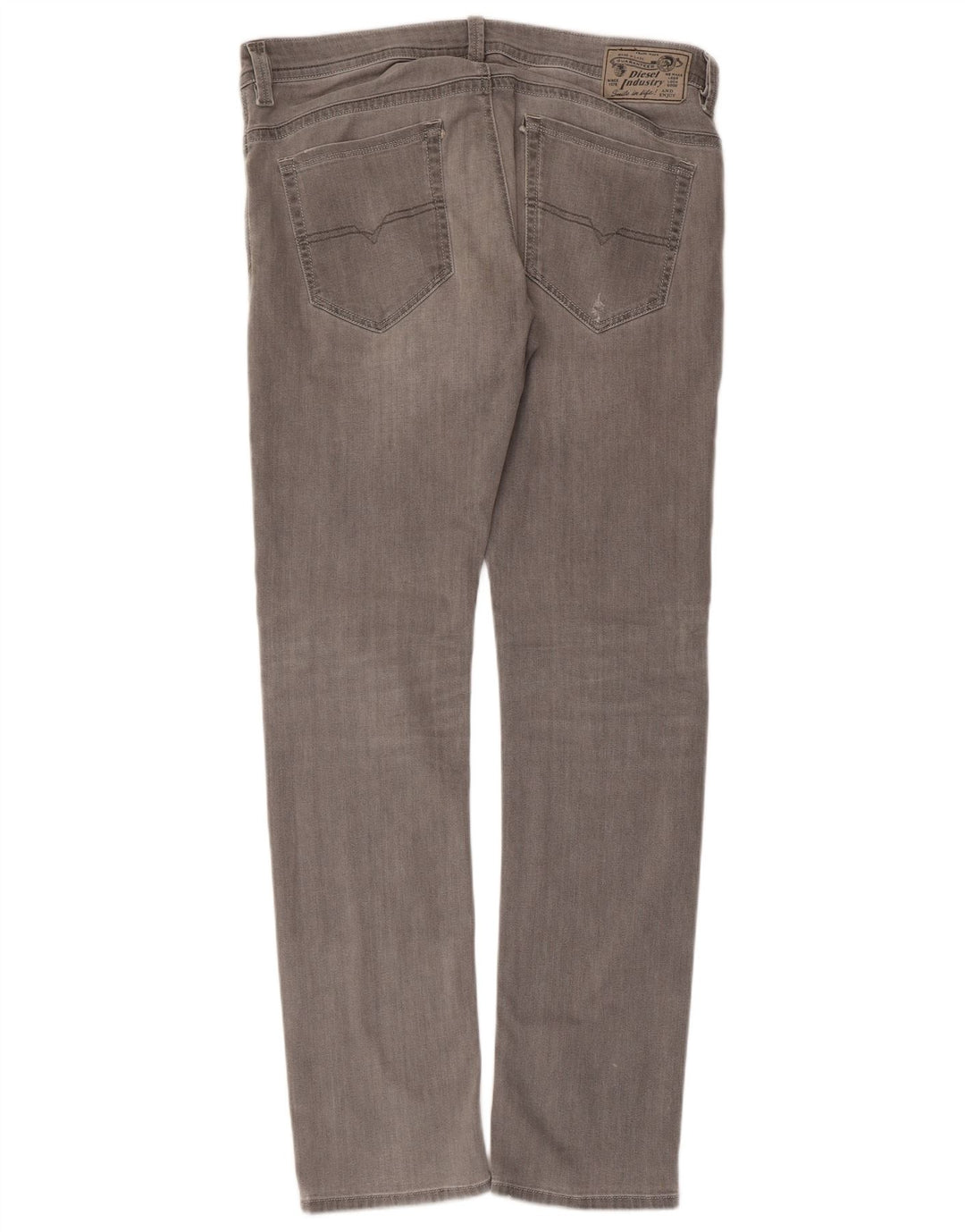 DIESEL Jean skinny Thavar Slim Femme W34 L32 Gris Coton