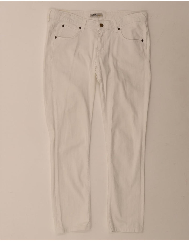 Lee Jean Slim Norma Femme W30 L27 Coton Blanc