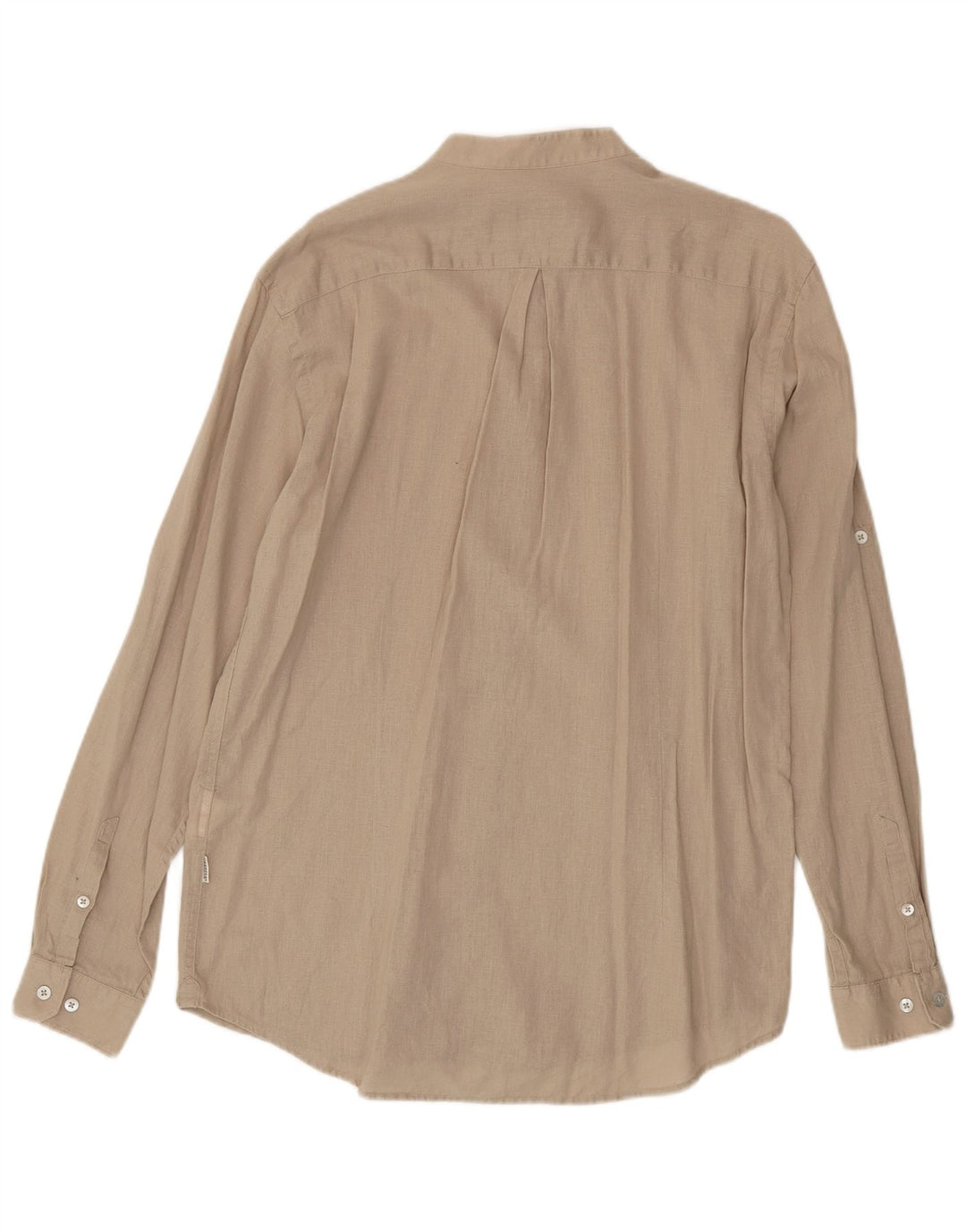 Carrera Chemise Homme Lin Beige Large