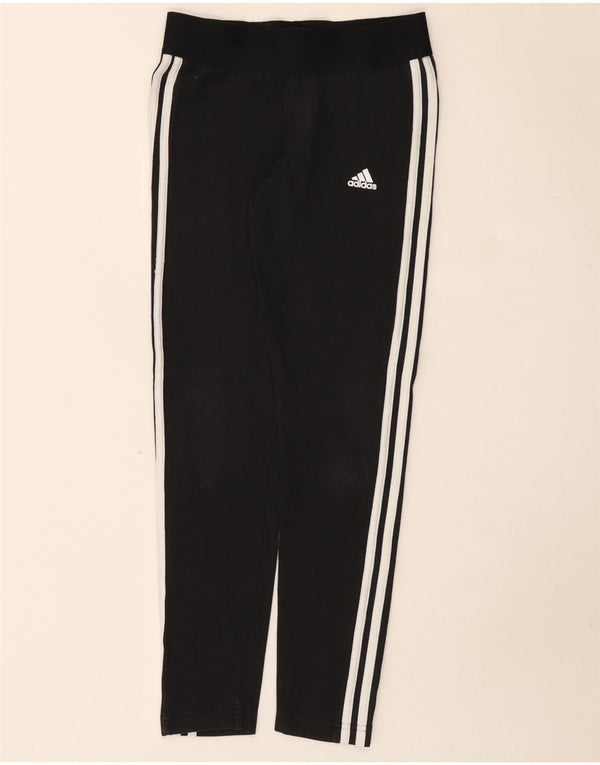 Adidas Leggings Femme UK 8/10 Petit Noir Coton