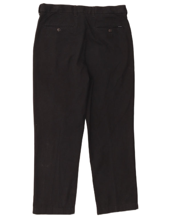Marks & Spencer Pantalon de Costume Droit Homme W34 L29 Coton Noir