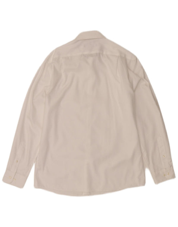 Tommy Hilfiger Chemise slim fit pour homme Taille 15 1/2 Coton blanc moyen