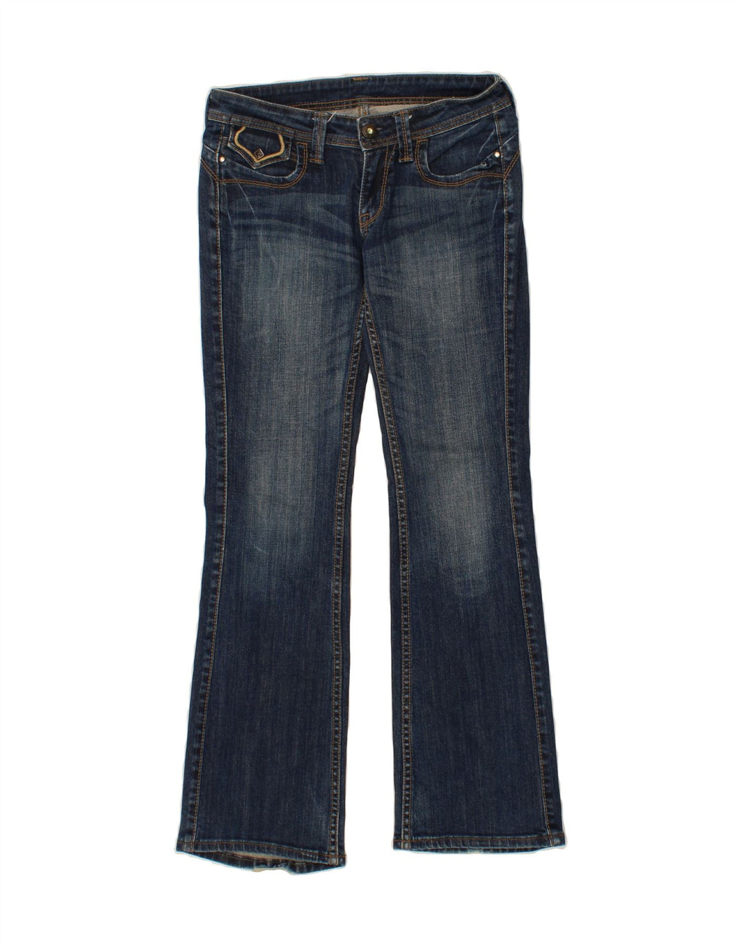 WRANGLER Jean Bootcut Femme W30 L30 Bleu Marine