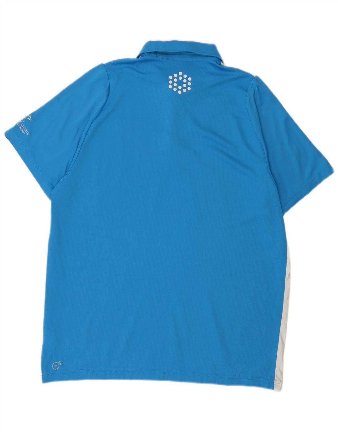 PUMA Polo Homme XL Bleu Colorblock Polyester