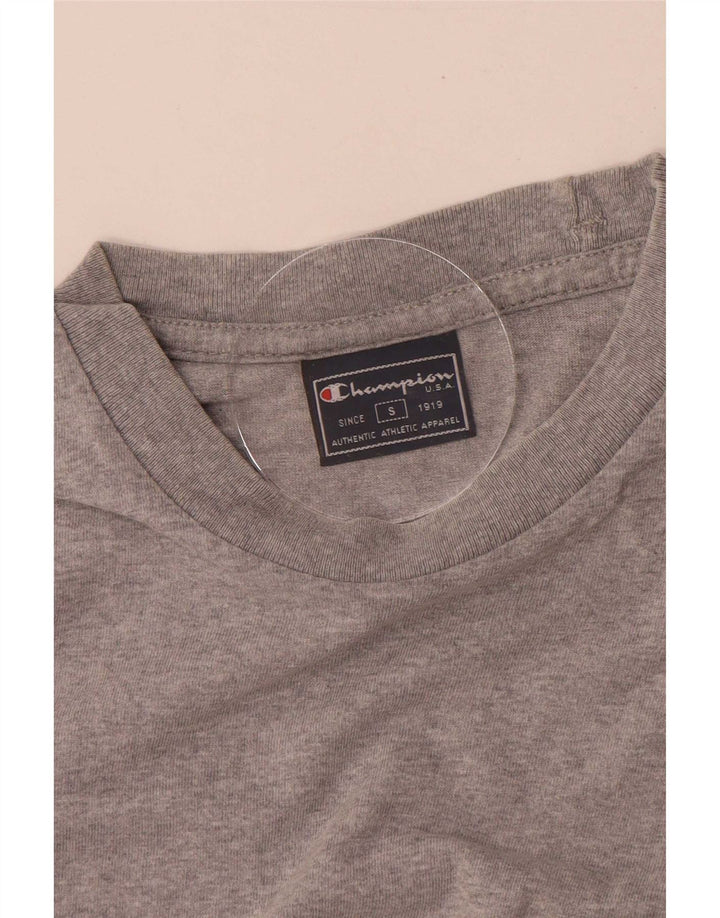 Champion T-Shirt Graphique Homme Petit Gris Coton