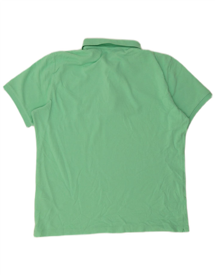 MASSIMO DUTTI Polo Homme Grand Vert Coton