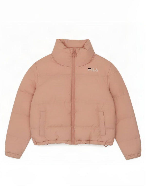 Fila Veste matelassée coupe ample graphique pour filles 9-10 ans Petit rose Polyester