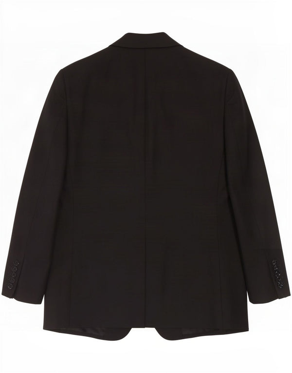 Trussardi Veste Blazer 2 Boutons Homme IT 52 XL Laine Noir