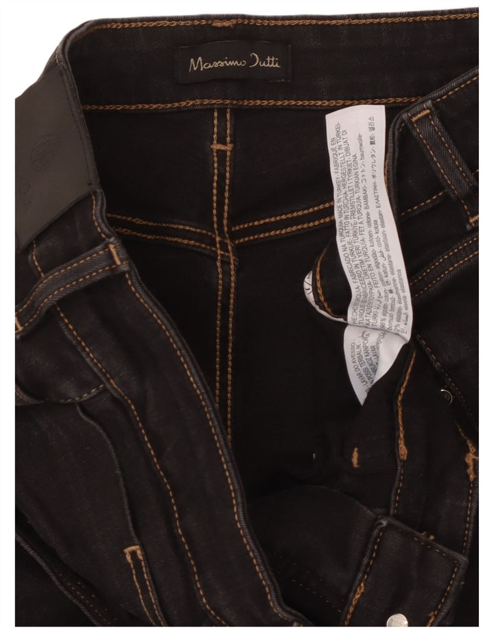 MASSIMO DUTTI Jean Bootcut Femme EU 42 Large W32 L32 Coton Noir