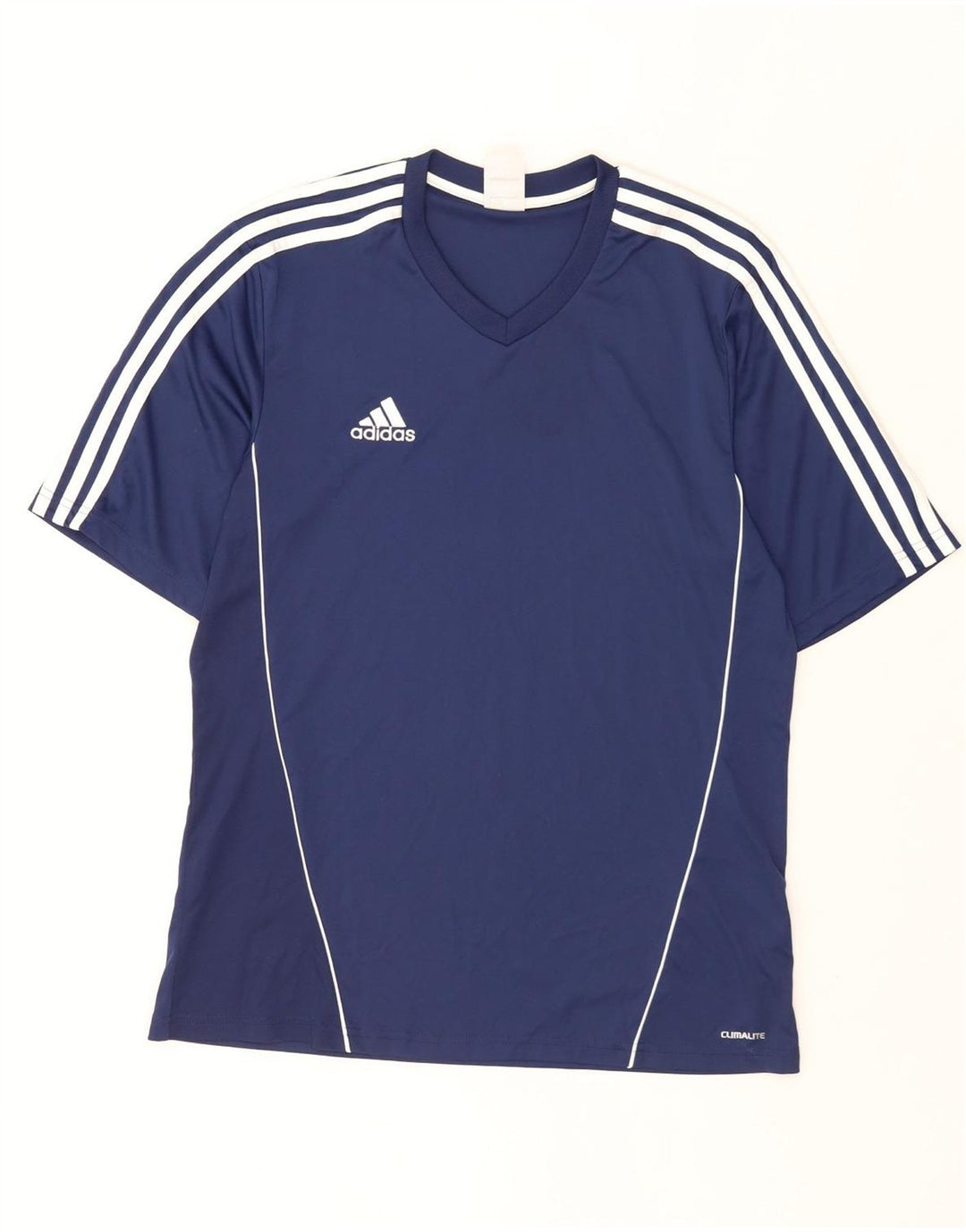 Adidas Hommes Climalite T-Shirt Haut Grand Bleu Marine Polyester